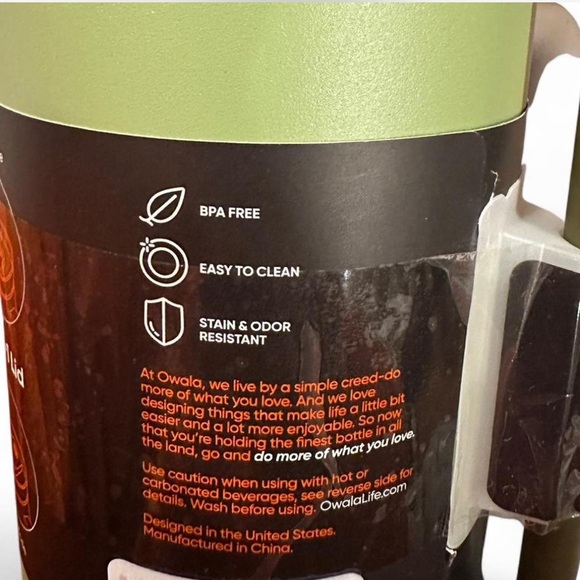 NWT Limited Edition 40 oz Owala Green Insulated Tumbler - Picture 3 of 3